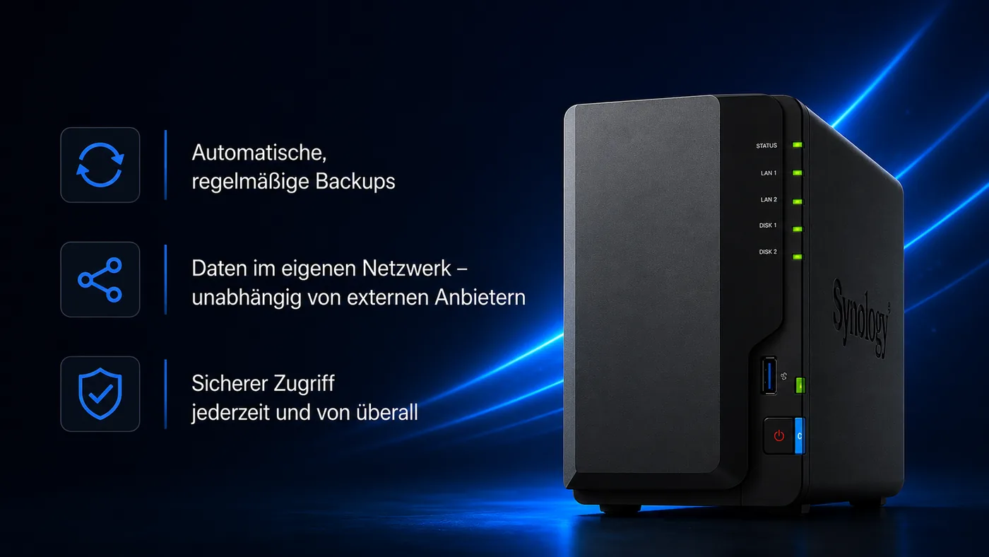 NAS-Datensicherung – automatische Backups im eigenen Netzwerk